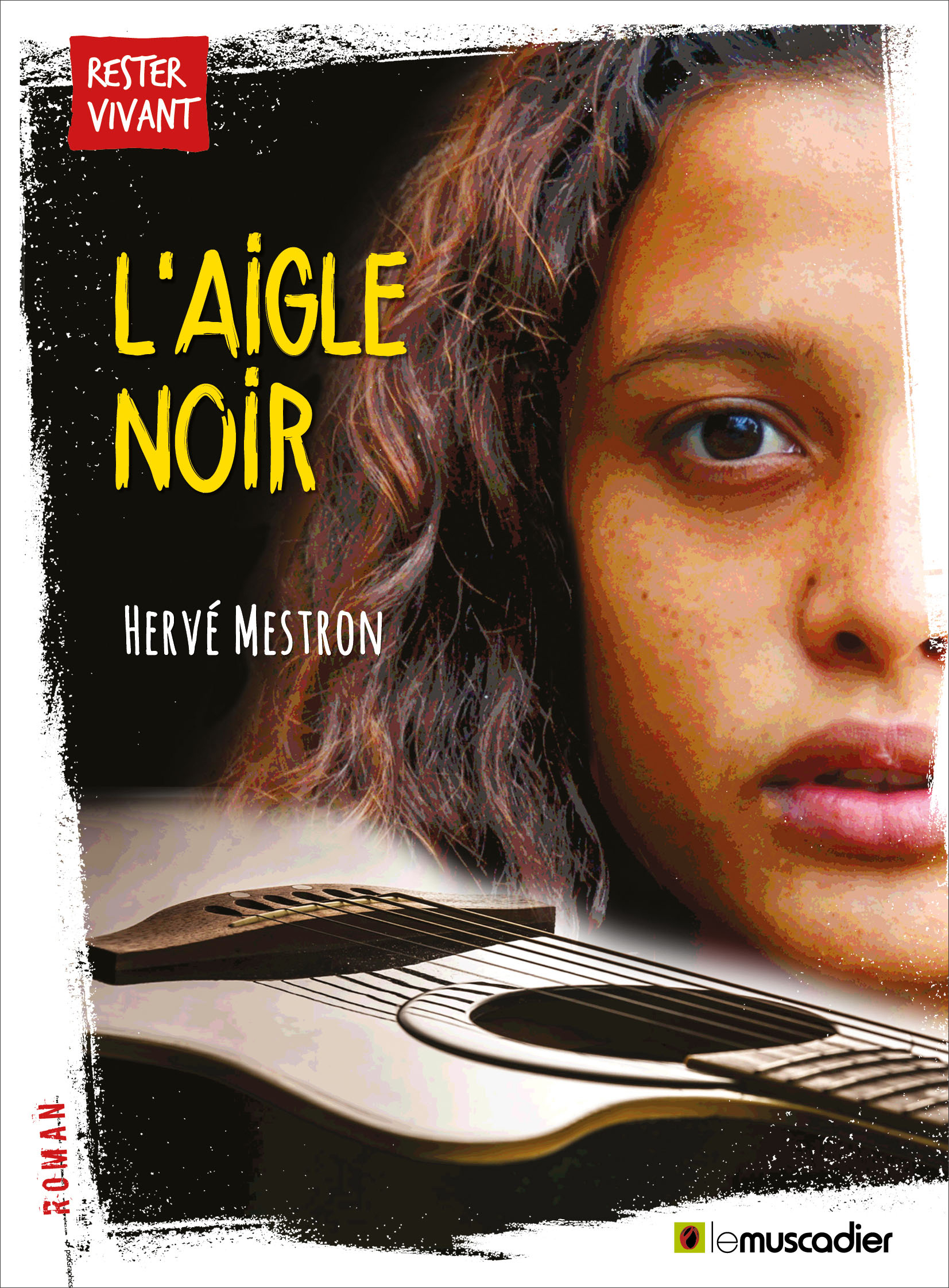 Couverture du livre "L’Aigle noir" - Hervé Mestron - ISBN 979-10-90685-98-7