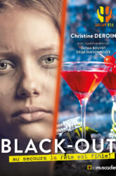 Couverture du livre "Black-out" de Christine Deroin - ISBN 9791096935437